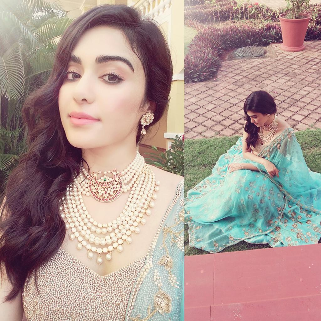 adah_sharma's tweet photo. Thank u @shilpareddy217 ! Felt like such a princess! #ibfw2015 #showstopper #bluebride #bluethecolournottheemotion ๐ https://t.co/O3QaBlGKAV