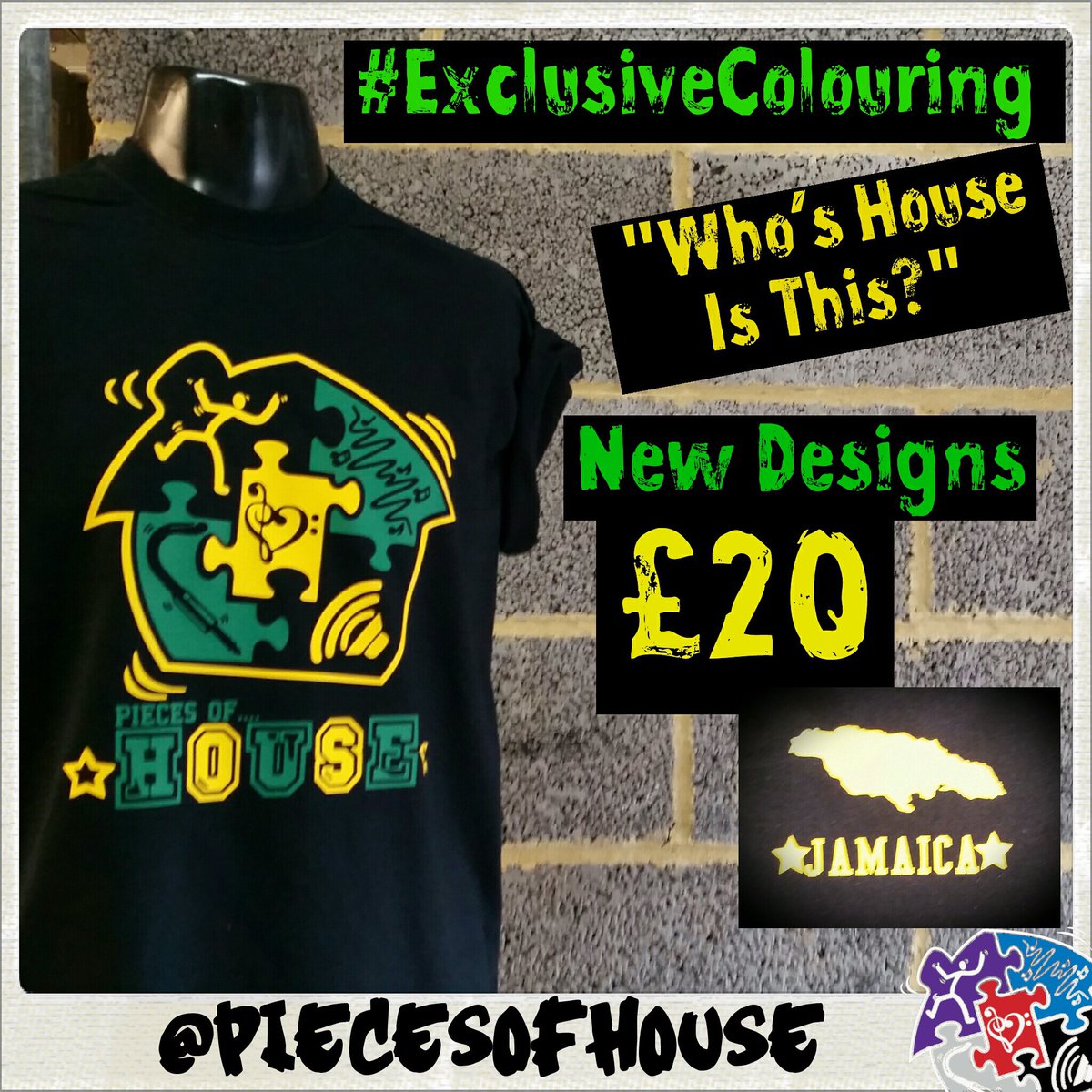 PiecesofHOUSE's tweet photo. With a range of #ExclusiveColouring 2 choose from
U can now colour in Ur own #House👕🏡
Or get 1 of our #MasterPieces🎨 https://t.co/ULHRtGcq7d