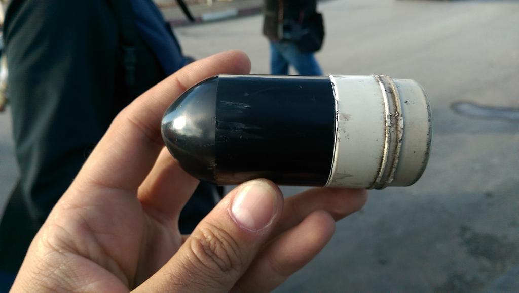 KaramaTAGTLAH's tweet photo. @RiotID 
Tear gas used two days ago by Israeli army In Palestinine https://t.co/DGA9YG8JPu