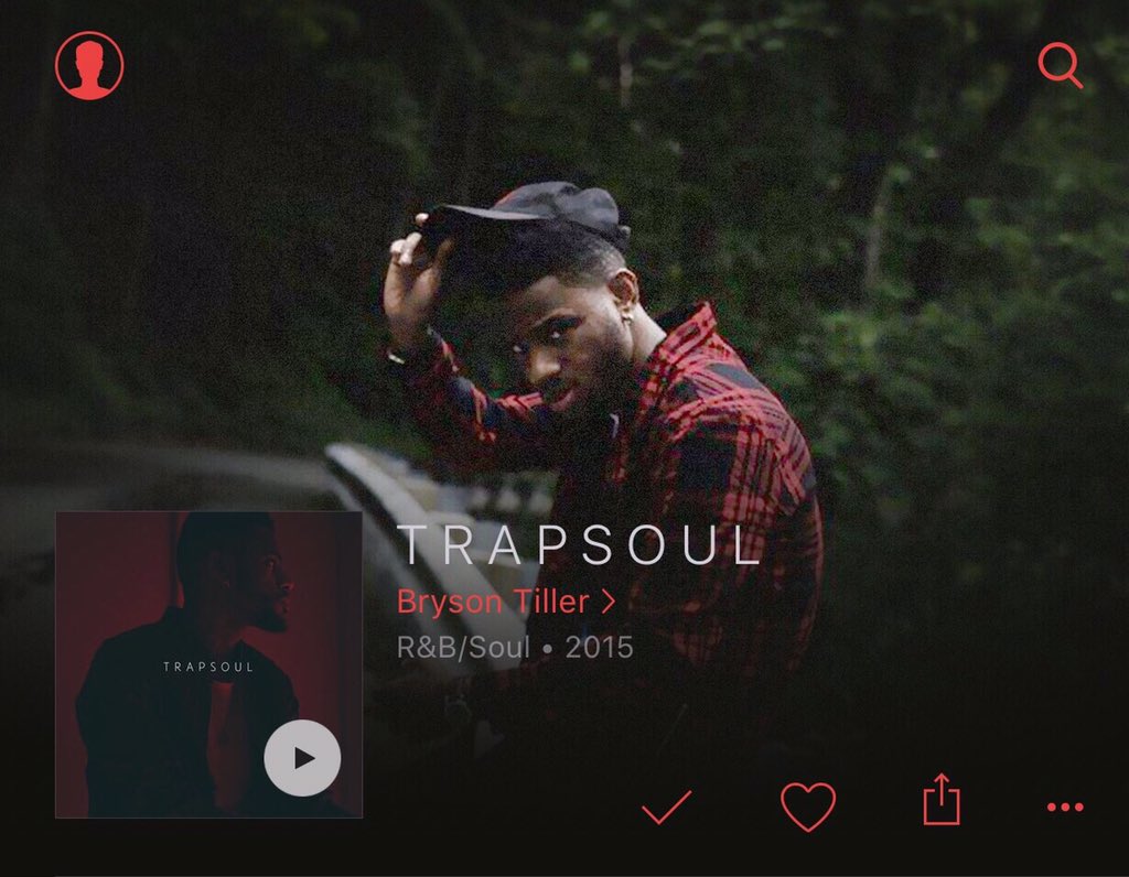 My favourite at the moment: TRAPSOUL by <a href="/brysontiller/">tiller</a> 🎶👌 itun.es/de/7NtE9 #PartOfMario