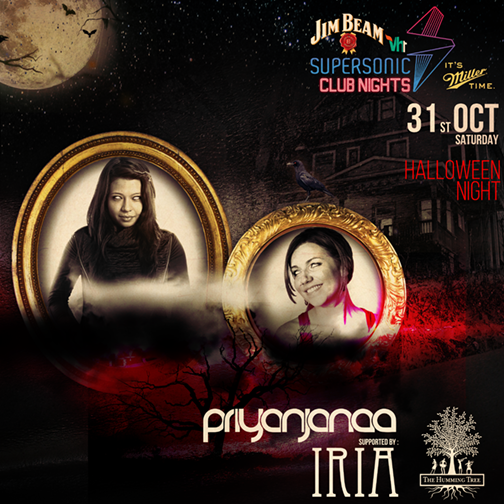 #HappyHalloween 
Tonight the chills are on us with <a href="/priyanjanaG/">Priyanjana Ghoshal</a> at @The_HummingTree in #Bangalore 
Be there!