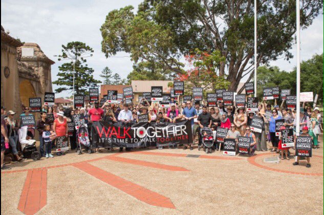 Welcome2theGong's tweet photo. The Gong mob #SayWelcome photo by Jeff Tan https://t.co/X7FE2GB6GF