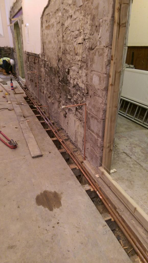 mgbservices's tweet photo. #Bamford church #heating installation #first fix https://t.co/BgBebXA9xo