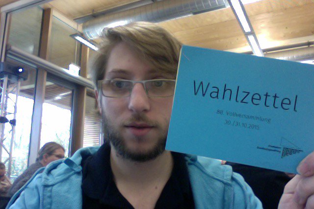 Ich liebe den Geruch von Demokratie am Morgen! #dbjrvv