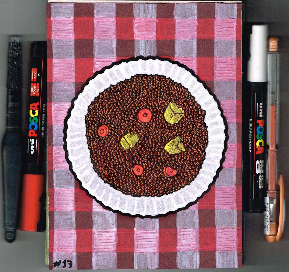 BeatrizAlbir's tweet image. #Inktober nº13. @drawjam propuso comida favorita, así que yo digo LENTEJAS!
#inktober2015 #Inktoberfest #Lentejas