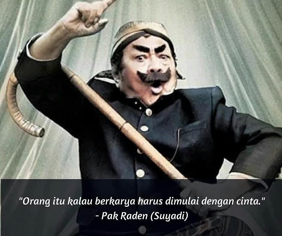 TweetUnited_ID's tweet photo. Selamat Jalan Drs. Suyadi (Pak raden), terima kasih telah menghibur masa kecil kami. Sedih bacanya #RIPPakRaden https://t.co/2j0cJGlcpO