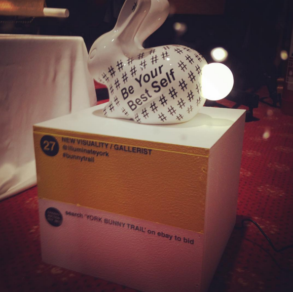 according2mcgee's tweet photo. We're all stoked to see our #BeYourBestSelf bunny as part of the #bunnytrail: well done Lauren. #IY2015 #TextYork https://t.co/qZU4xQ1smn