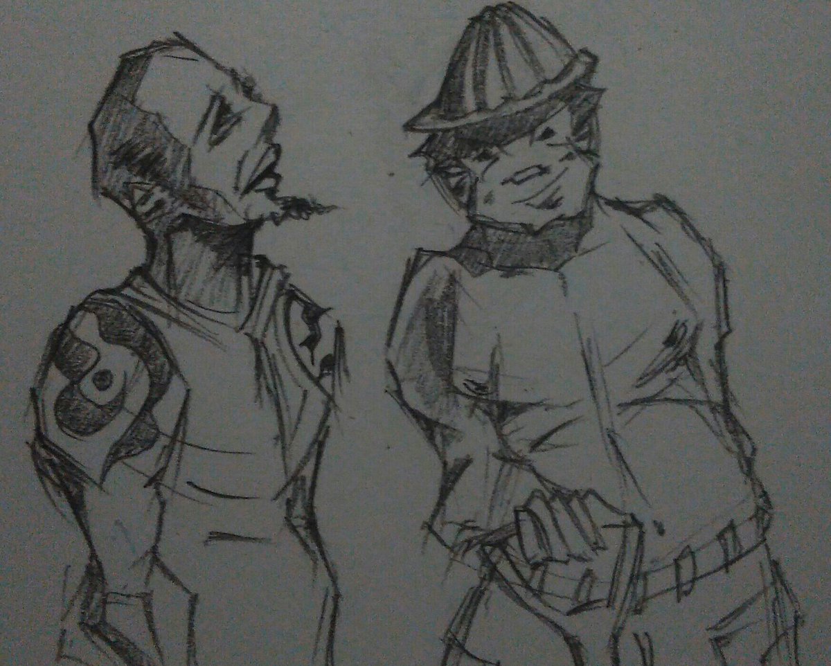 MichWals's tweet image. Obreros hablando @Comic_Square #comics #pencil #drawing @drawjam @draw