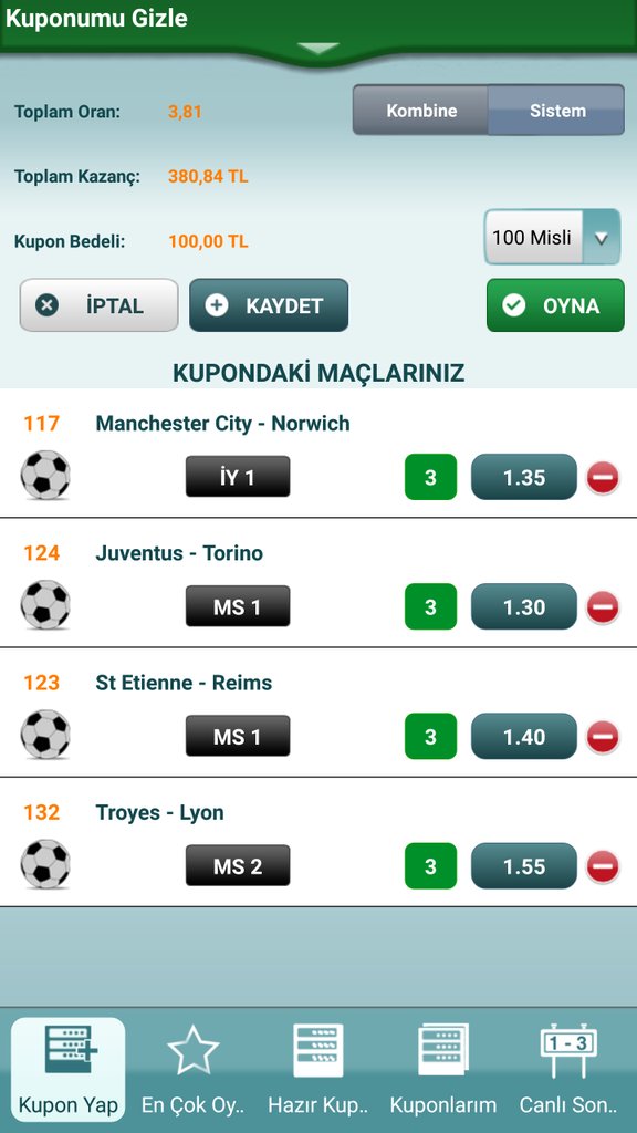bankokupon24's tweet photo. GÜNÜN KUPONU. #iddaa #tahmin #banko #iyikivarsın https://t.co/jj6BDwhgrm