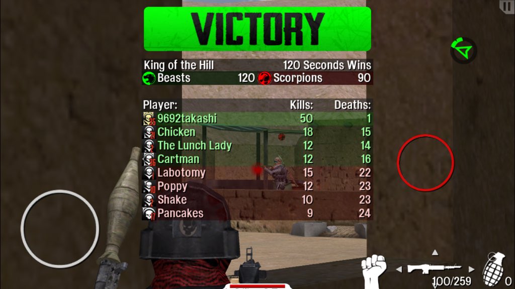 takashi9692's tweet image. 久々にやって50キルと1ダウンか
まずまず…(￣▽￣;)

100キルとか行けんのかな？w

#TriggerFist