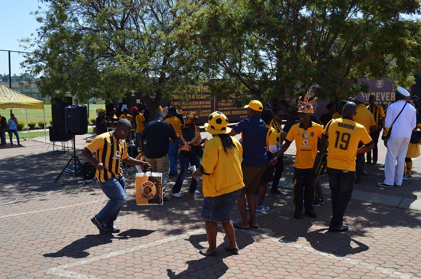 Village activation taking place now at the Kaizer Chiefs Village in ...