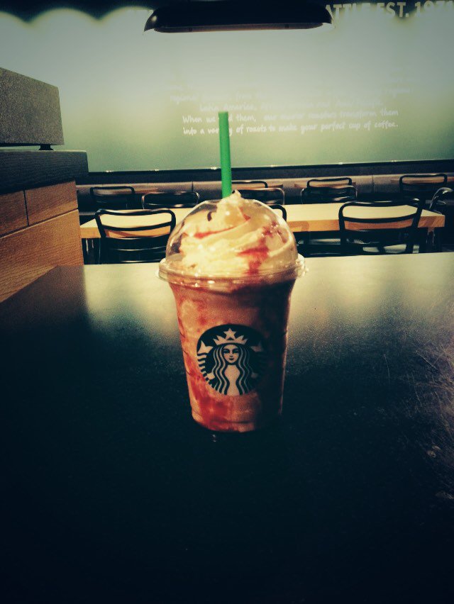 sbuxsalisbury's tweet photo. Happy Halloween! Don't forget to try our Vampire Frappuccino today! #vampire #frappuccino #halloween #starbucks https://t.co/WElYda6nzm