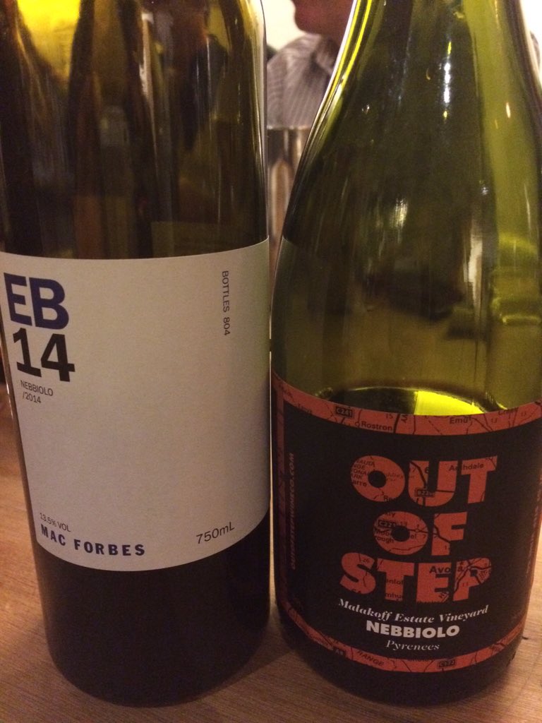 michellebwine's tweet photo. Nebbiolo from the Yarra Valley. Think this grape has a future in this region! @MacForbes @outofstepwineco @vintageMD https://t.co/MBkwJlgTOb