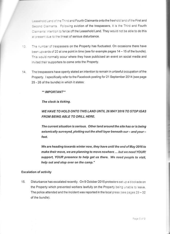 LodgickAL's tweet photo. page 9 to 12 of Upton camp eviction papers. #Upton #Chester #futurefamilyreunion https://t.co/skj2vcsGXW