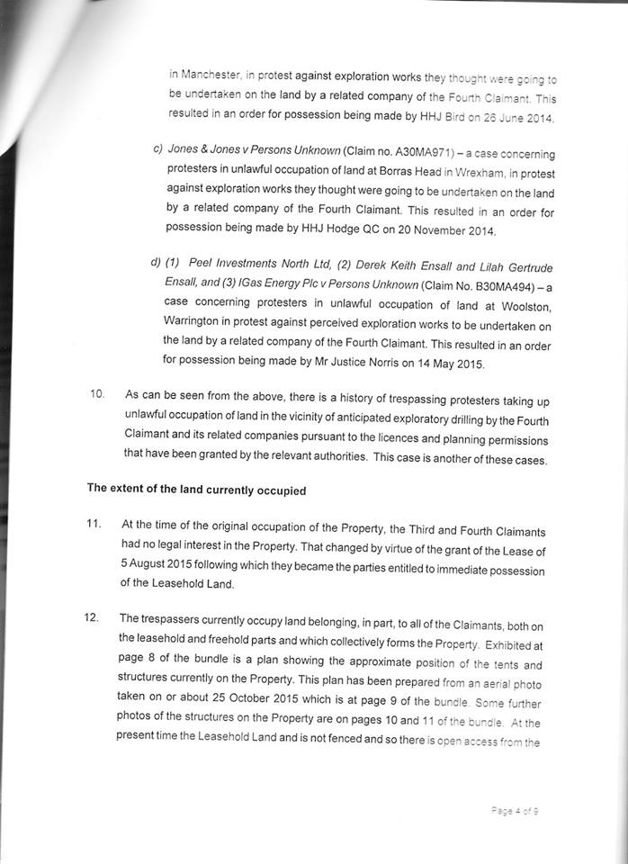 LodgickAL's tweet photo. page 9 to 12 of Upton camp eviction papers. #Upton #Chester #futurefamilyreunion https://t.co/skj2vcsGXW