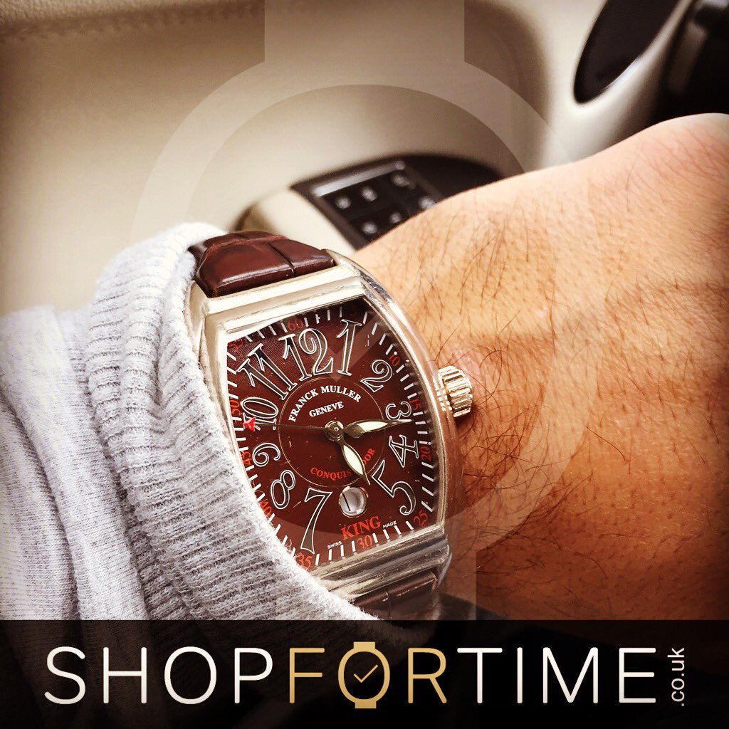ShopForTime's tweet image. Happy #Halloween Perfect watch for the occasion the Franck Muller Conquistador King!!