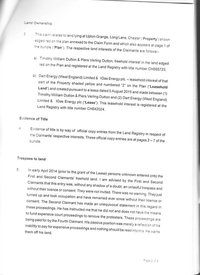 LodgickAL's tweet photo. page 5 to 8 of Upton camp eviction papers. #Upton #Chester #futurefamilyreunion https://t.co/Jp3FKfUJ8w