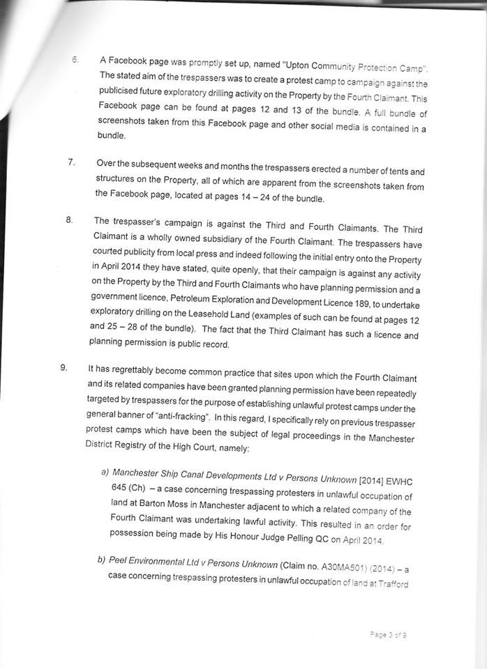 LodgickAL's tweet photo. page 5 to 8 of Upton camp eviction papers. #Upton #Chester #futurefamilyreunion https://t.co/Jp3FKfUJ8w