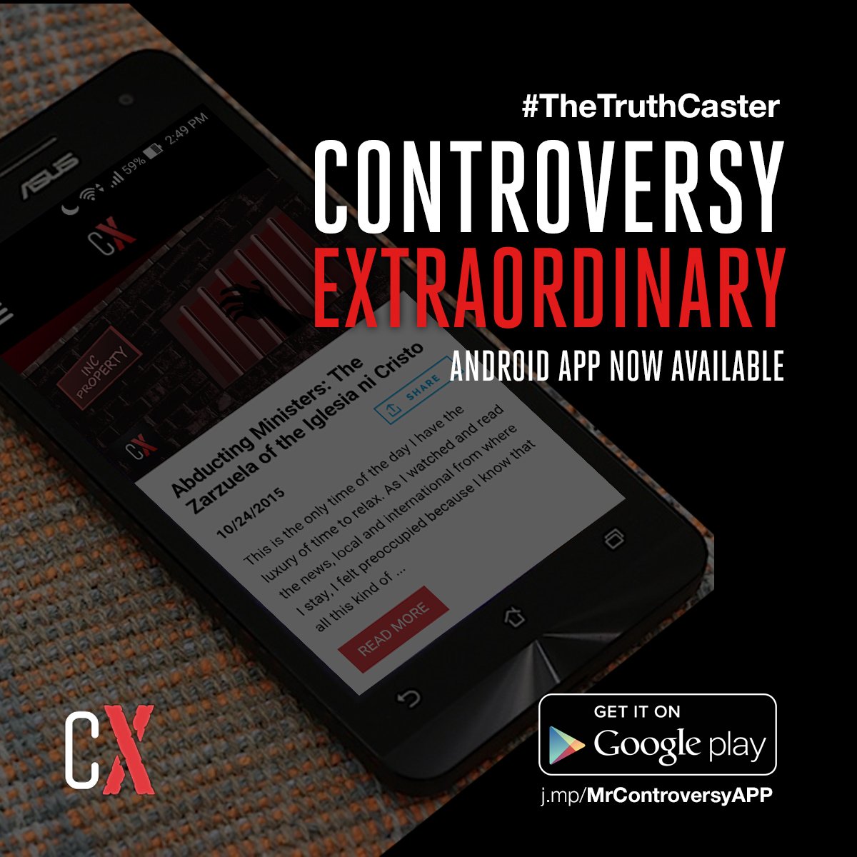 MrControversyX's tweet photo. You can now read my blog via your mobile devices! Download my app on Google Play via https://t.co/bR6B6vJDL0 https://t.co/XlYp23alLu
