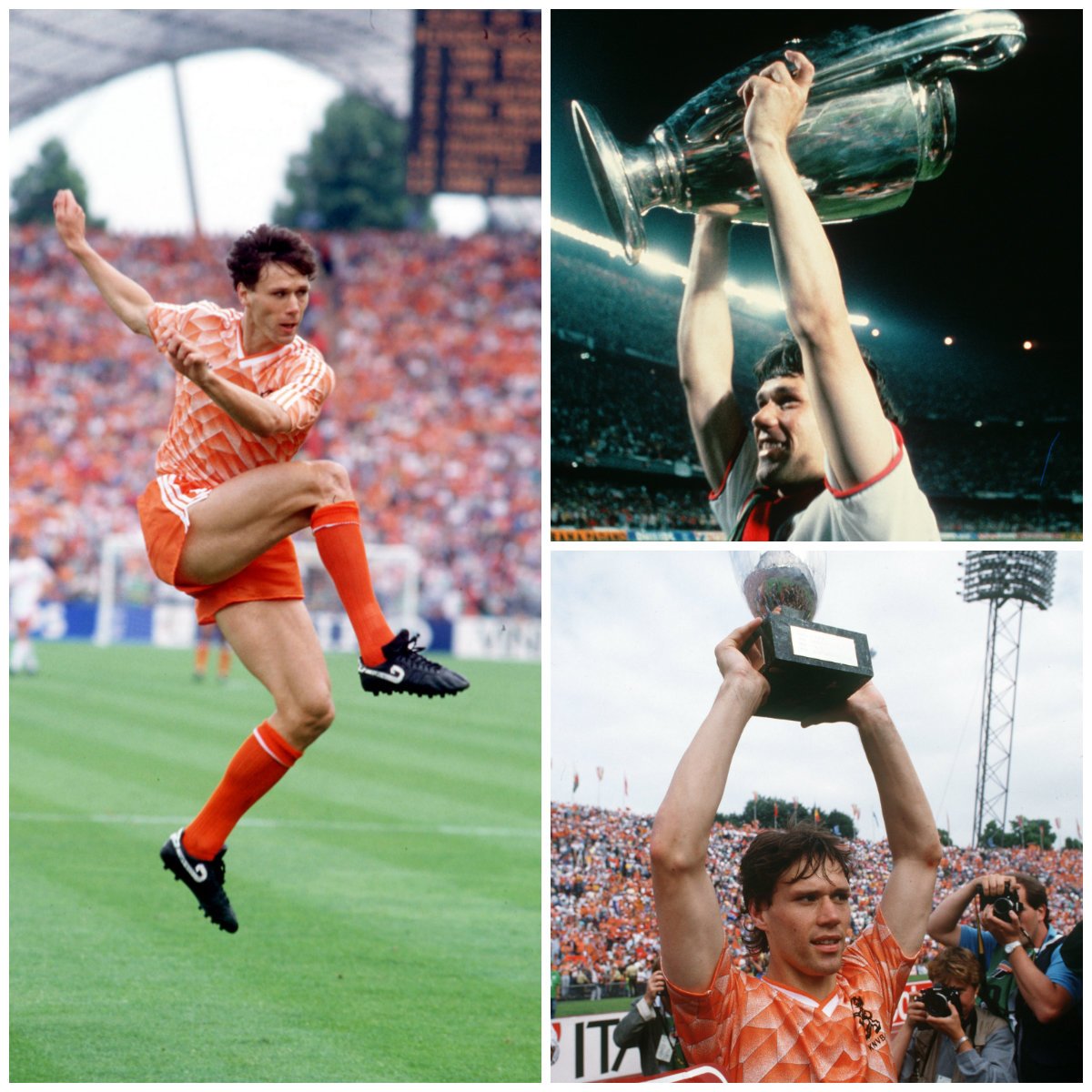 Er gewann 2 Mal die und führte 1988 zum EM-Titel. Heute wird Marco van Basten 51, Happy Birthday! 