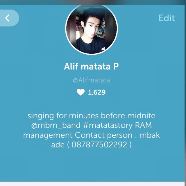 follow periscope aku ya , karna aku bakal adain jadwal live streaming judulnya "matata tell the story"