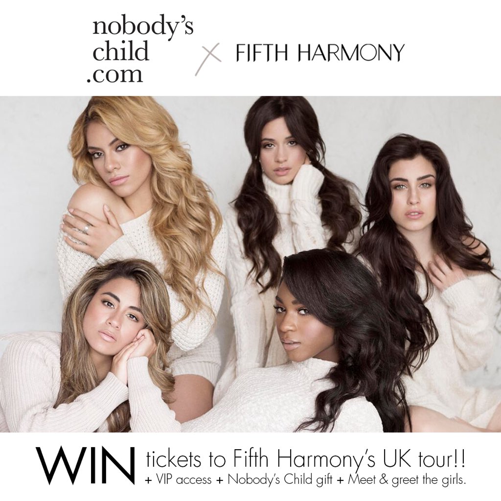 NobodysChild's tweet photo. Remember to Follow &amp; RT by 12am Sun for a chance to WIN tickets to #FifthHarmony's UK Tour! https://t.co/NSDus0Y4H5 https://t.co/ewW9nBzsl0