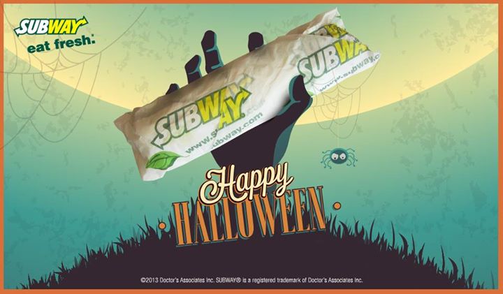 Happy Halloween from everyone in store! #subway #halloween #liverpool