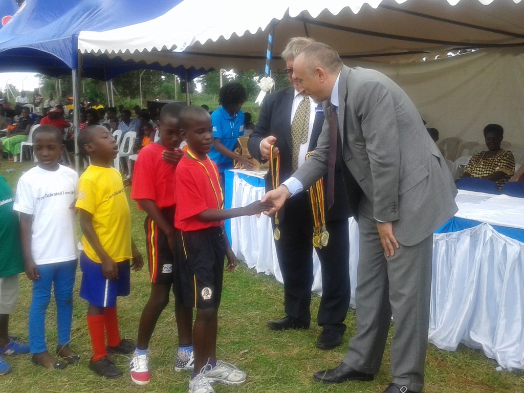 corsuhospital's tweet photo. The winners are being given Medals by the Italian Head of Mission to Uganda.Mr.Domeco Fornara #TalentedAndAble https://t.co/RW7zCXw2Vc