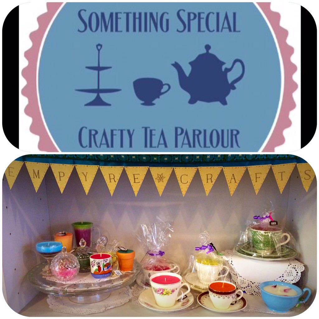 Visit Something Special Crafty Tea Parlour and see my candles!! #RotherhamIs #sheffieldis #oldtownhall #crafts #gift
