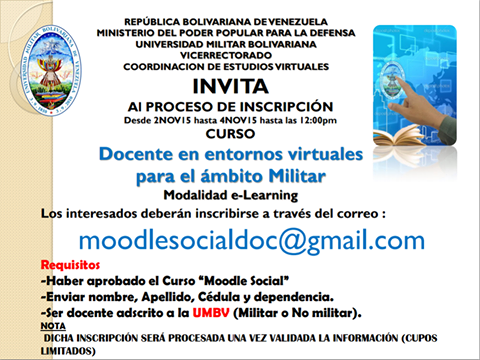 UMBV2010's tweet photo. CURSOS DE LA UNIVERSIDAD MILITAR BOLIVARIANA DE VENEZUELA https://t.co/hNP47nsJGI