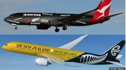 BBCSport's tweet photo. Sky-high confidence. National airlines of #AUS &amp; #NZL have agreed a wager...  https://t.co/9yu0LlWKdj #RWC2015Final https://t.co/UucmfXzqXU