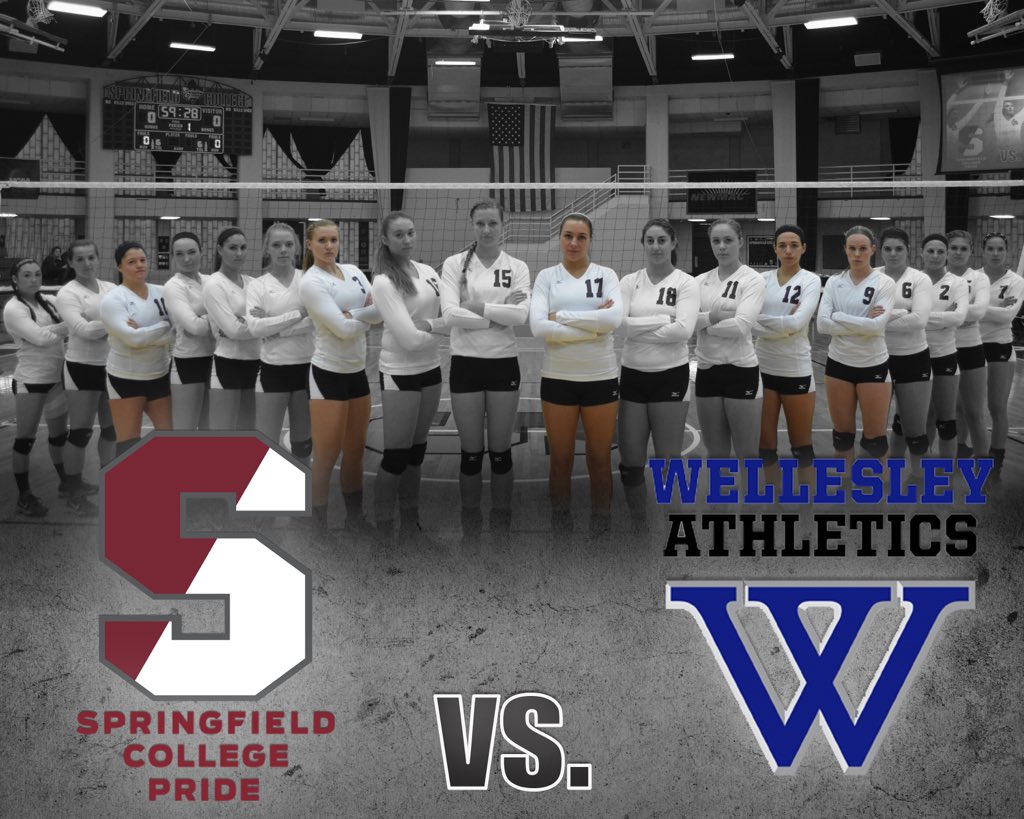 SCWVball's tweet photo. It's Senior Day, and the Pride host Wellesley in Blake Arena at 1pm #shakeblake #ourhouse #pofg #pride #scwvb ๐ป๐๐ผ https://t.co/uhSzibNzqg