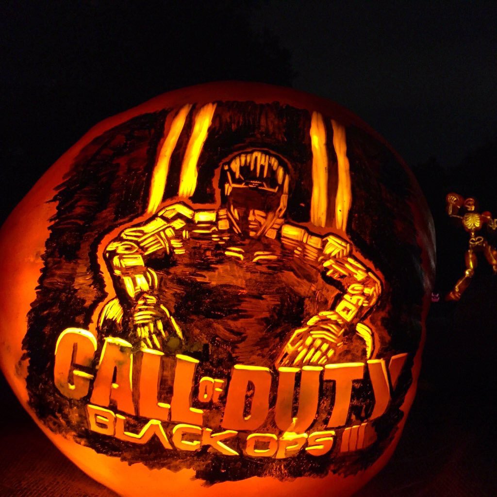 Cod Ghosts Pumpkin Stencil cod-ghosts-pumpkin-stencil