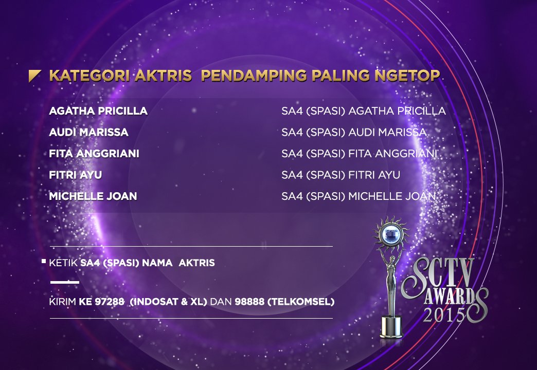 AUDINIZER_'s tweet photo. dukung juga @audimarissa_ jadi AKTRIS PENDAMPING PALING NGETOP di #SCTVAwards2015 ya.. 😉 #iram
caranya?
👇👇👇👇👇
https://t.co/5uA6bmtWWB
