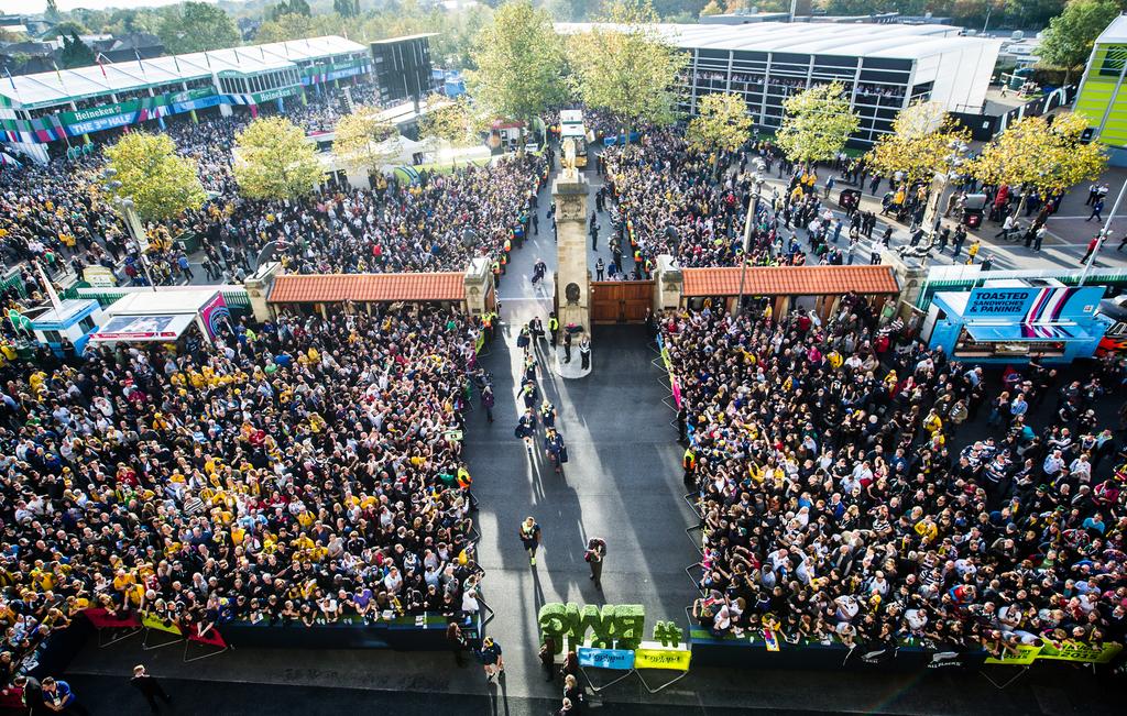 wallabies's tweet image. The #Wallabies have arrived! #RWCFinal #StrongerAsOne
