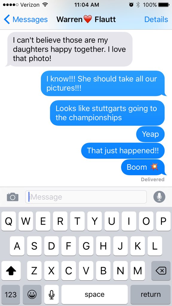 PatchCheer's tweet photo. Being the one to break the news=priceless #housedivided #StuttgartFootball #ProudPanther #OnceAPantherAlwaysAPanther https://t.co/ibuFfvzU1j