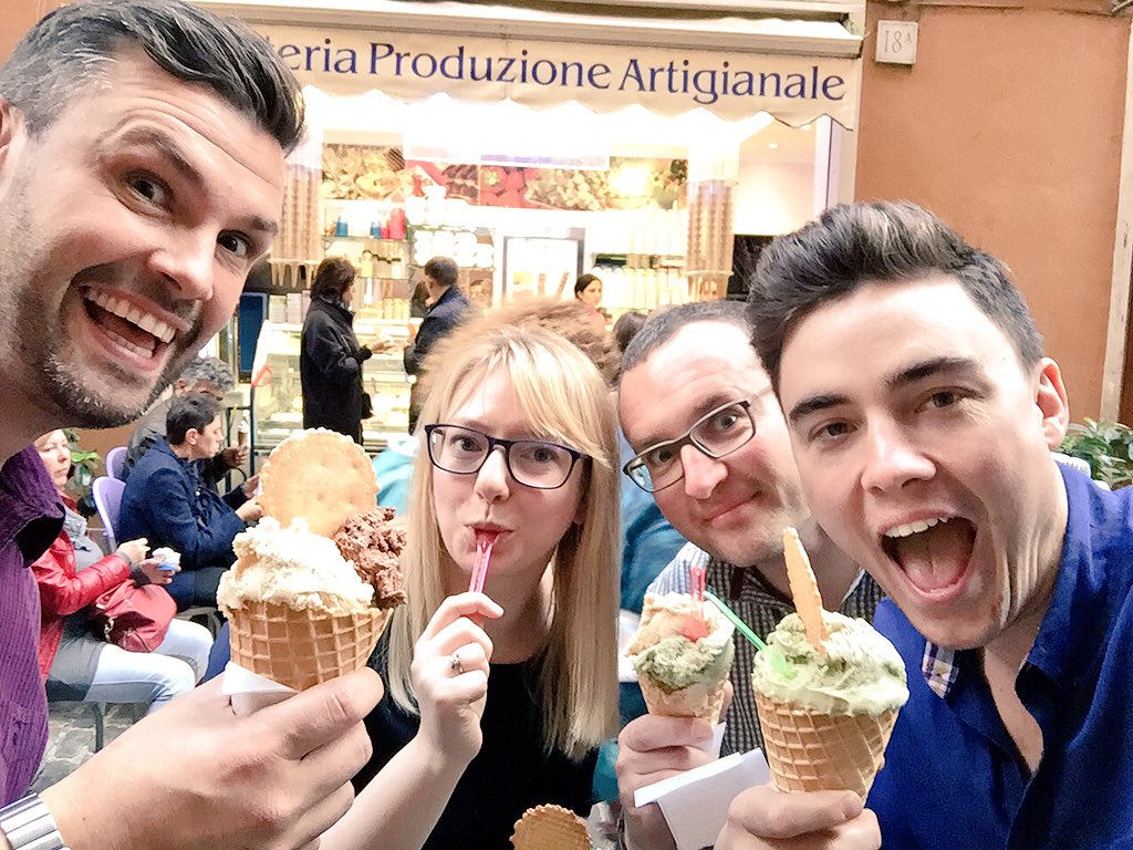 PatrickLourie's tweet image. @PLDC2015 when in Rome...eat gelato! #pldc15 #flycatching @jeremyf77 @dormoyu @NultyLighting