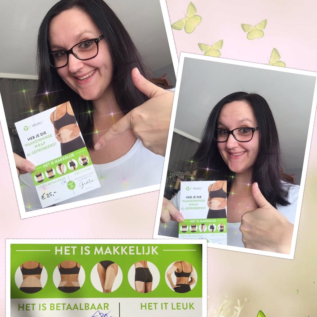 vlinder2204's tweet photo. Heb jij die waanzinnige #wrap al geprobeerd ?? #itworks #bodywraps https://t.co/ELtNO7MzPt