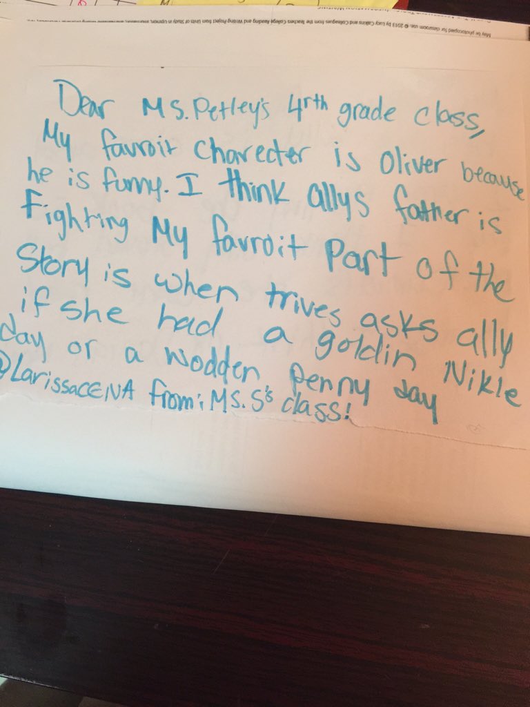 adventuresof4LS's tweet photo. Response to @mspetleysclass from Larissa #GRAFIAT https://t.co/MyZ5pSMh3x