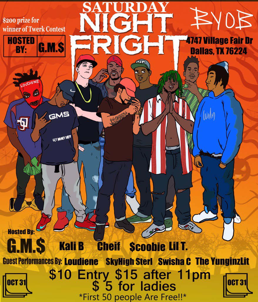 effin_paulyd's tweet photo. #SaturdayNightFright 🎃🎃🎃 TONIGHT COME OUT AND GET LITT🔥🔥🔥 and we got some cold ass artist performing‼️👌🏾 https://t.co/TMemP1pV4B