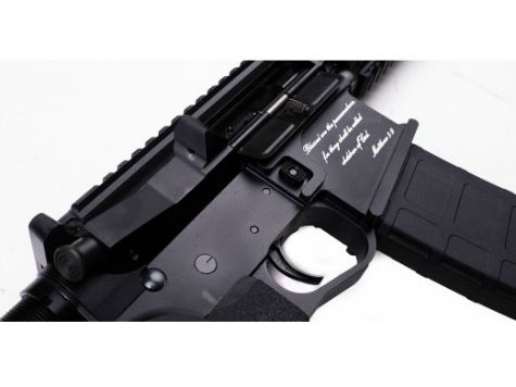 BreitbartNews's tweet image. Florida Gun Supply Unveils ‘Jihad Fighting Machine’ Etched with Bible Verse trib.al/xe3oWFD