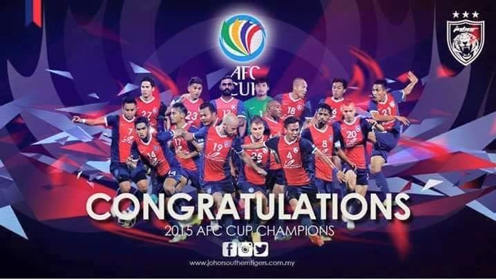 djUniMAP's tweet photo. TAHNIAH!!! JOHOR DARUL TA'ZIM JUARA PIALA AFC 2015..Hidup Johor Demi Johor
#BerjuangBersamaKami https://t.co/yEJ9xV18OG