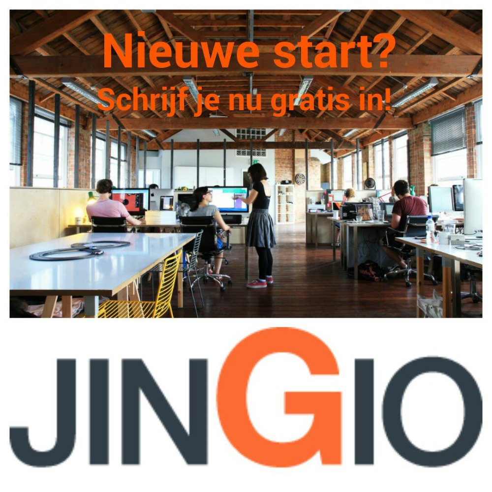 JinGio is de nieuwe website voor vacatures en opdrachten. Schrijf je nu gratis in op jingio.nl