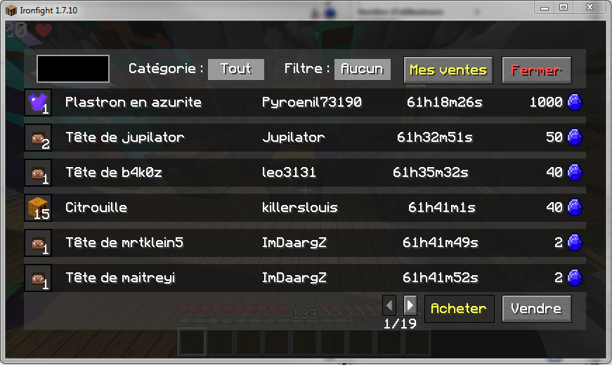 Ironfight_MC's tweet photo. [INÉDIT-EXCLUSIF] Système d'achats / ventes entre joueurs !
> https://t.co/zPRYx9YBT4 https://t.co/QUo2IbwWFX