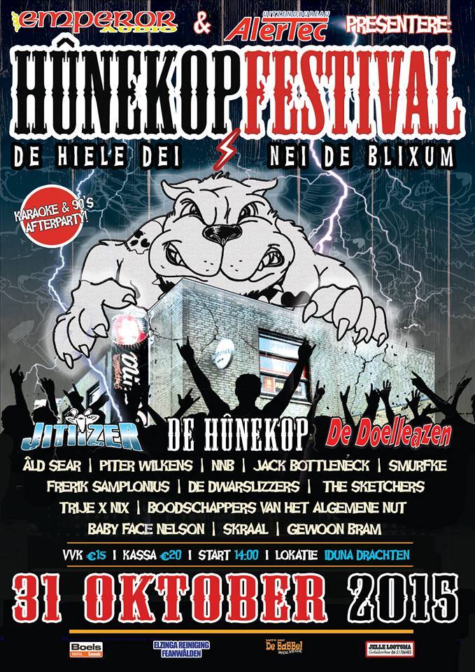EvenementenFrl's tweet photo. Vandaag Hûnekop Festival @de_Hunekop @Poppodiumiduna #muziek #evenement #fryslan https://t.co/C6UewX03ul