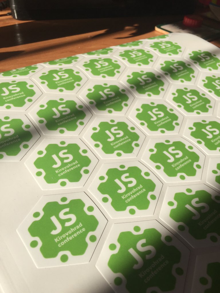 ghaiklor's tweet image. KirovohradJS stickers ^^