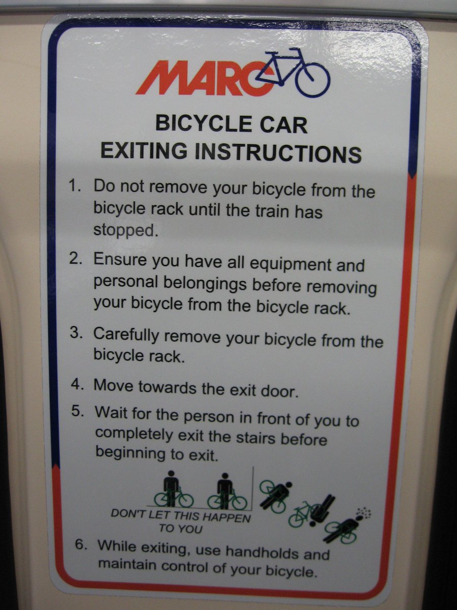 .<a href="/BikeLeague/">League of American Bicyclists</a> #bikesontrains #PublicTransit #MD Starting today MARC has bike cars on every weekend Penn Line train!