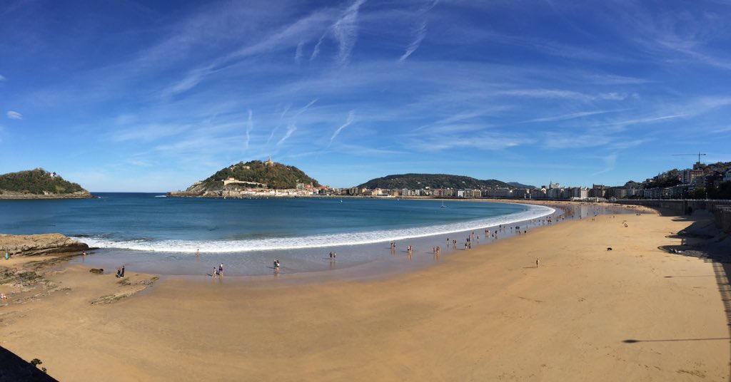 Espectacular #SanSebastian #Donostia este fin de semana