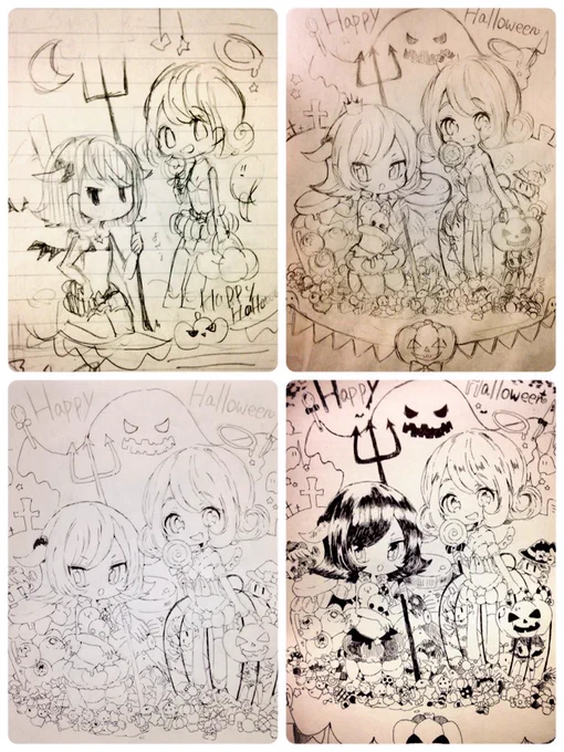 かていー🌝並べると面白いね 