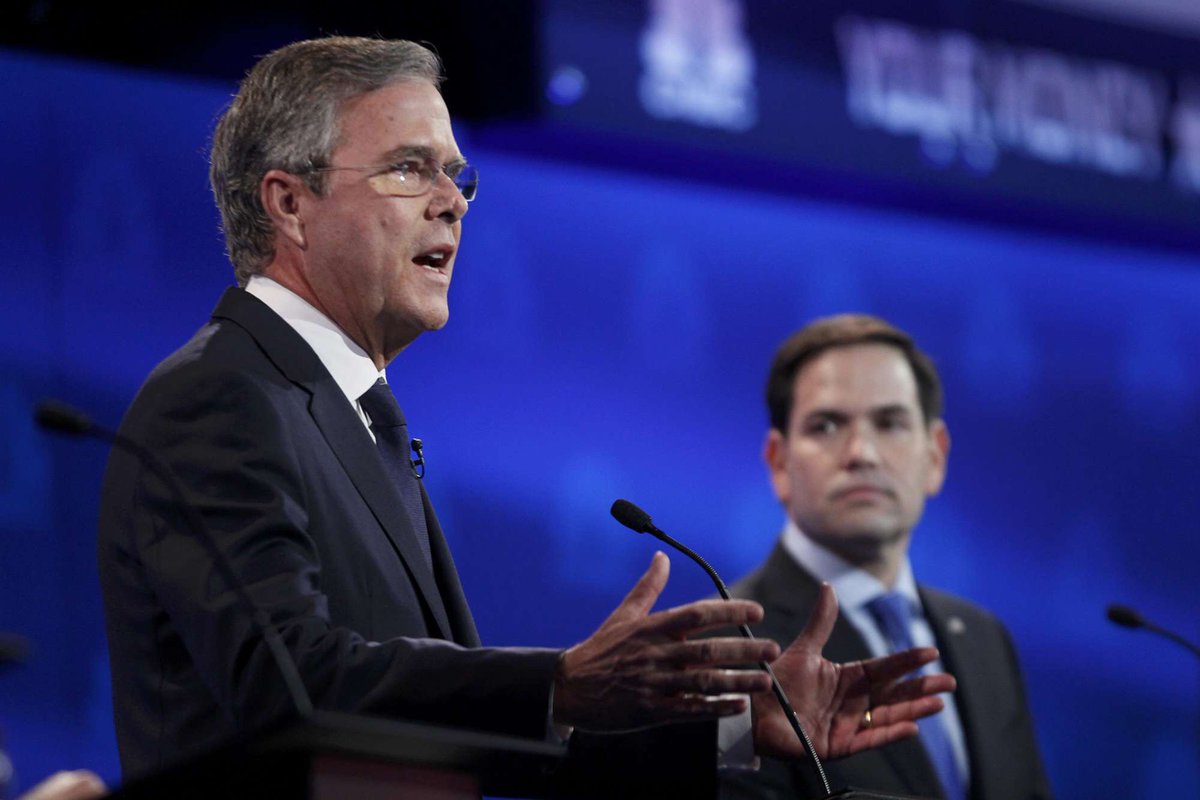 The 17-year story behind Marco Rubio’s cut-down of Jeb Bush wapo.st/1MnkLKG